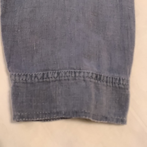 Willow 100% Linen Lagenlook Long Sleeve Layering Top - Picture 3 of 16